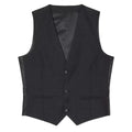 Charcoal - Front - Burton Mens Plain Wool Slim Vest