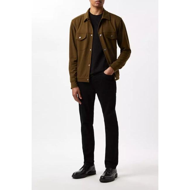 Khaki - Pack Shot - Burton Mens Premium Trucker Jacket