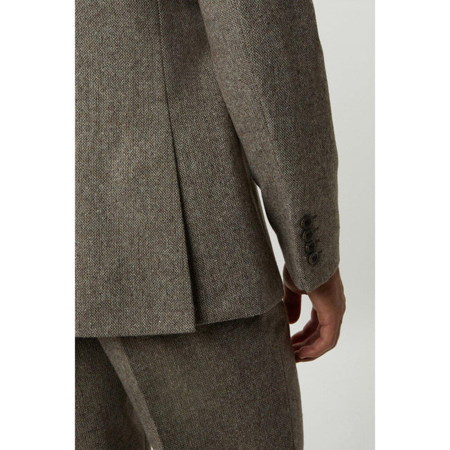 Neutral - Pack Shot - Burton Mens Basketweave Slim Suit Jacket