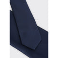 Navy - Lifestyle - Burton Mens Slim Tie & Pocket Square Set