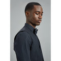 Black - Side - Burton Mens Essential Single-Breasted Slim Vest
