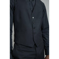 Black - Lifestyle - Burton Mens Essential Single-Breasted Slim Vest
