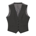 Charcoal - Front - Burton Mens Essential Single-Breasted Slim Vest