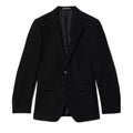 Black - Front - Burton Mens Essential Single-Breasted Skinny Suit Jacket