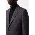Charcoal - Pack Shot - Burton Mens Pow Checked Slim Blazer