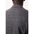 Gray - Lifestyle - Burton Mens Crosshatch Slim Blazer