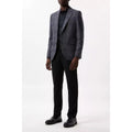 Gray - Close up - Burton Mens Overcheck Slim Blazer