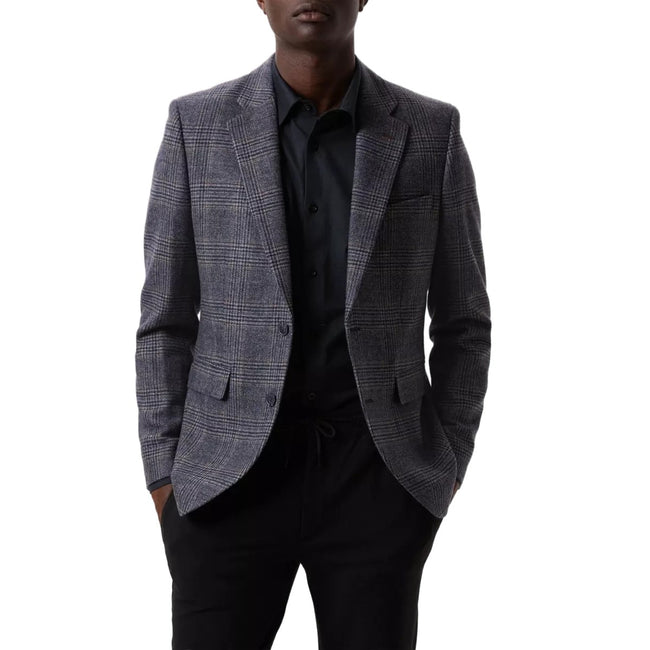 Gray - Front - Burton Mens Overcheck Slim Blazer