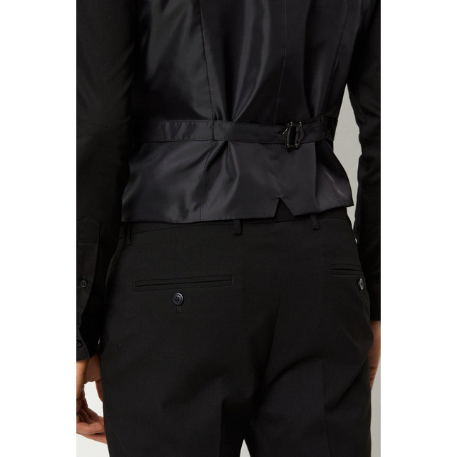 Black - Close up - Burton Mens Essential Slim Vest