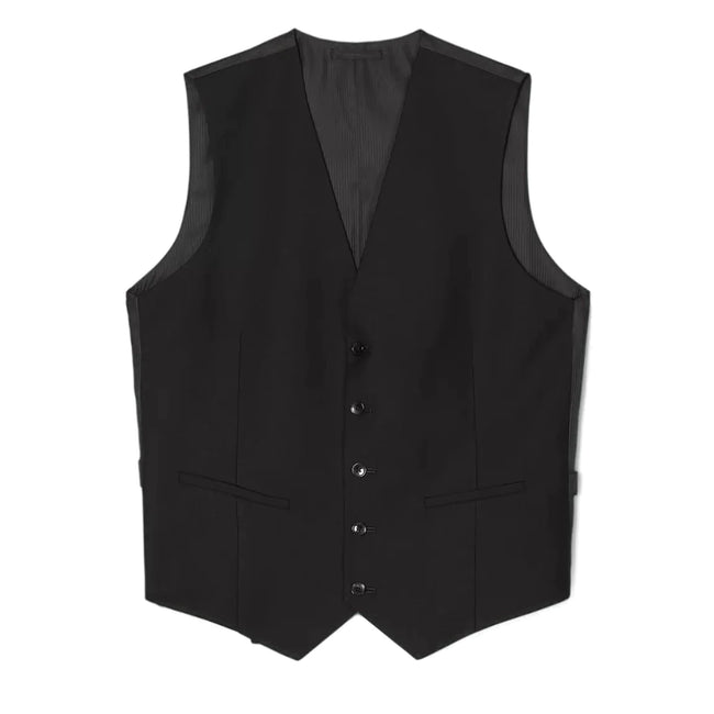 Black - Front - Burton Mens Essential Slim Vest