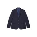 Navy - Front - Burton Mens Essential Single-Breasted Slim Suit Jacket