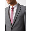 Light Grey - Side - Burton Mens Essential Single-Breasted Slim Suit Jacket