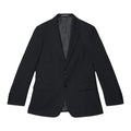 Black - Front - Burton Mens Essential Single-Breasted Slim Suit Jacket