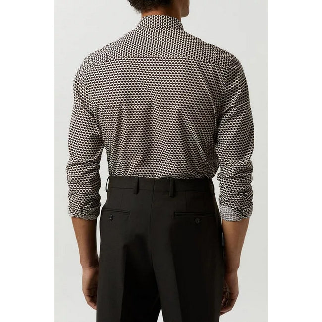Brown - Back - Burton Mens Diamond Shirt