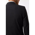 Charcoal - Side - Burton Mens Essential Single-Breasted Tailored Suit Jacket