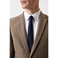 Neutral - Side - Burton Mens Herringbone Tweed Slim Suit Jacket