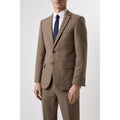 Neutral - Pack Shot - Burton Mens Herringbone Tweed Slim Suit Jacket
