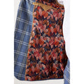 Navy - Side - Burton Mens Checked Slim Suit Jacket