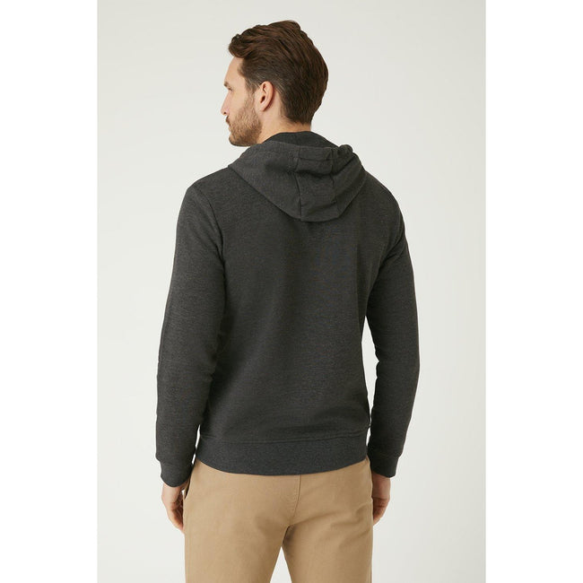 Charcoal - Back - Burton Mens Long-Sleeved Hoodie