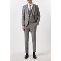 Gray-Blue - Lifestyle - Burton Mens Pow Checked Skinny Vest