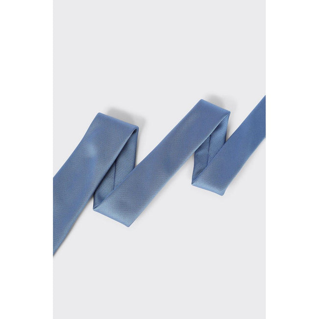 Light Blue - Side - Burton Mens Slim Tie