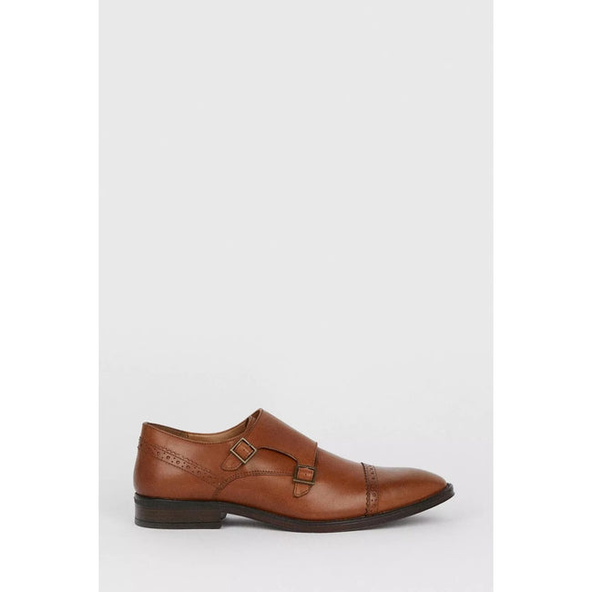 Tan - Lifestyle - Burton Mens Leather Brogues