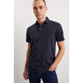 Navy - Side - Burton Mens Regular Polo Shirt