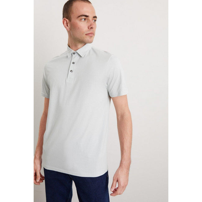 Soft Green - Side - Burton Mens Regular Polo Shirt