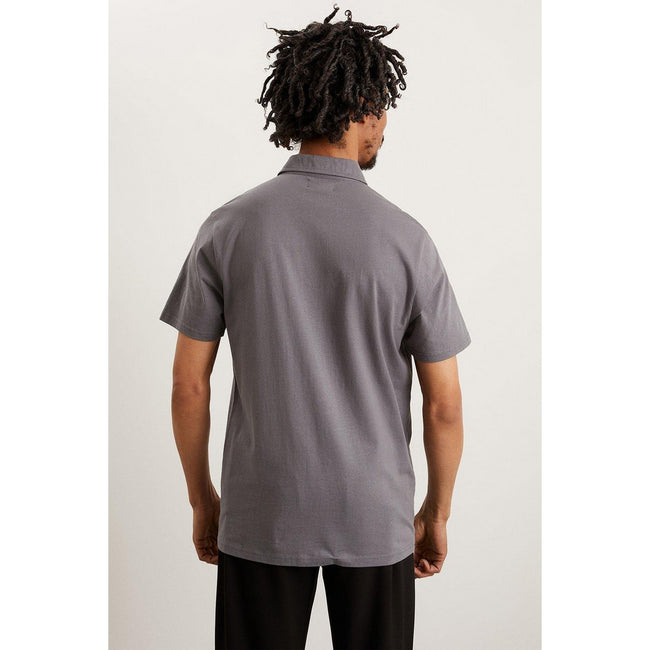 Gray - Back - Burton Mens Regular Polo Shirt