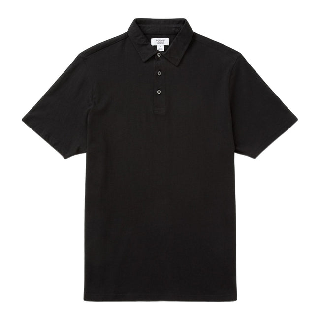 Black - Front - Burton Mens Regular Polo Shirt