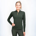 Fern Green - Back - Coldstream Womens-Ladies Ednam Base Layer Top