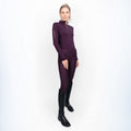 Mulberry Purple - Front - Coldstream Womens-Ladies Ednam Base Layer Top