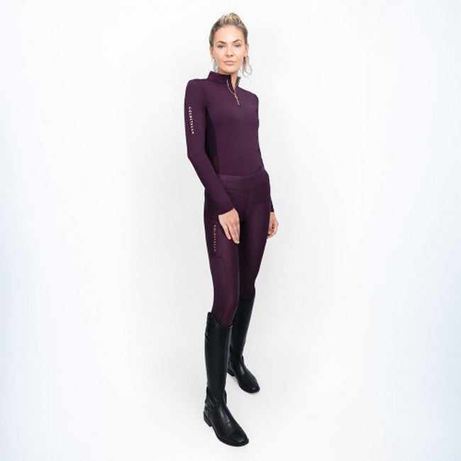 Mulberry Purple - Front - Coldstream Womens-Ladies Ednam Base Layer Top
