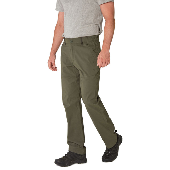 Dark Khaki - Back - Craghoppers Mens Kiwi Pro Pants