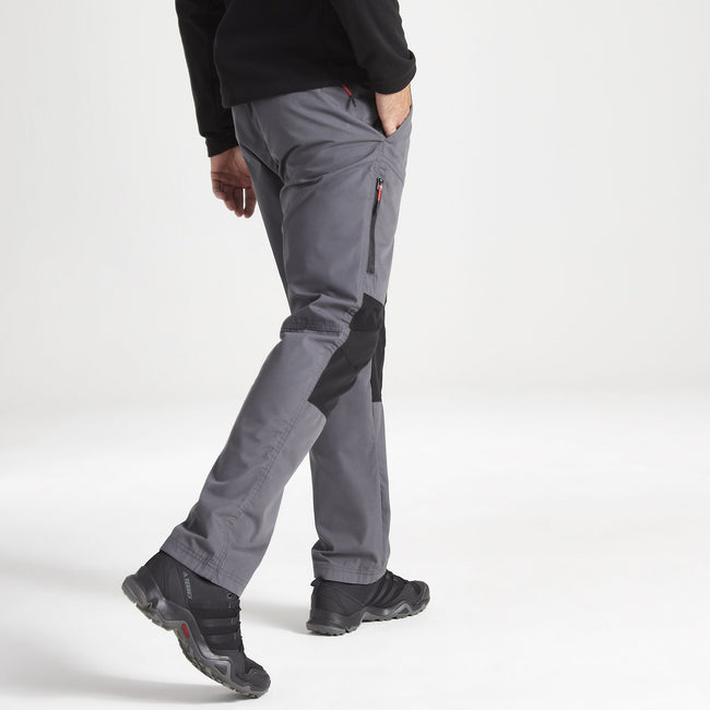 Elephant-Black - Side - Craghoppers Mens Verve Pant