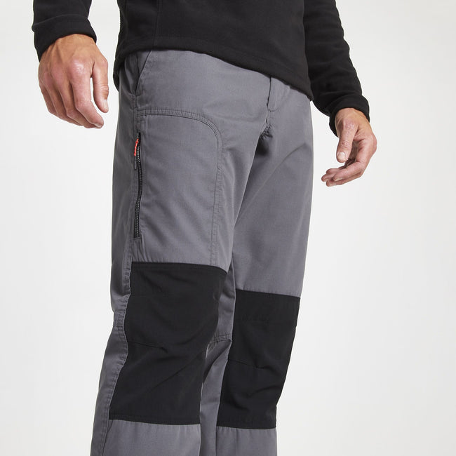 Elephant-Black - Pack Shot - Craghoppers Mens Verve Pant