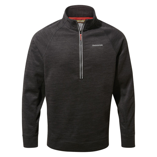 Black - Front - Craghoppers Mens Stromer Half Zip Fleece