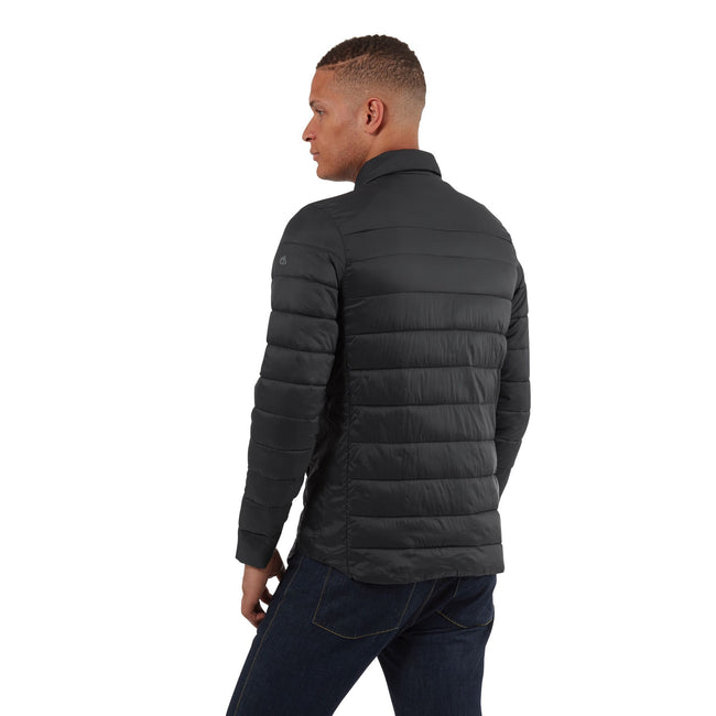 Black - Side - Craghoppers Mens Aldez Padded Jacket