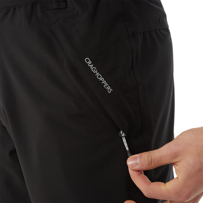 Black - Pack Shot - Craghoppers Mens Stefan Pants
