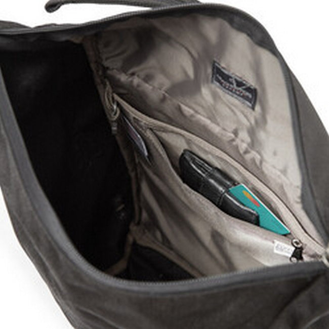 Black - Pack Shot - Craghoppers Kiwi Classic Roll Top Knapsack