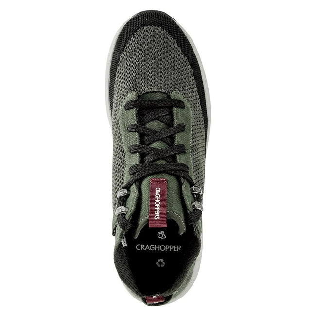 Mid Khaki - Side - Craghoppers Mens Eco-Lite Sneakers