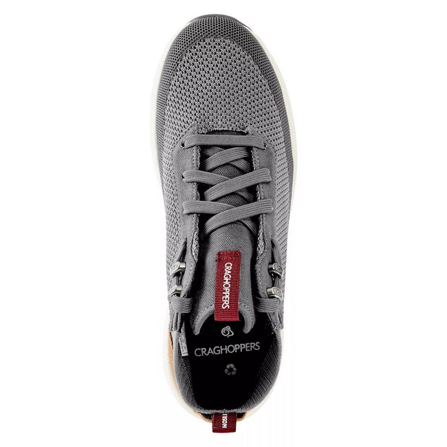 Gray-Brown Tan - Side - Craghoppers Mens Eco-Lite Sneakers