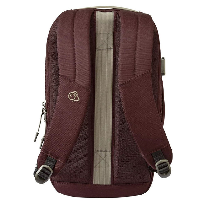 Brick Red - Back - Craghoppers Anti-Theft Knapsack