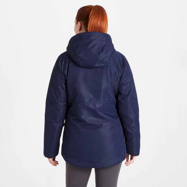 Blue Navy - Back - Craghoppers Womens-Ladies Bronn Waterproof Jacket