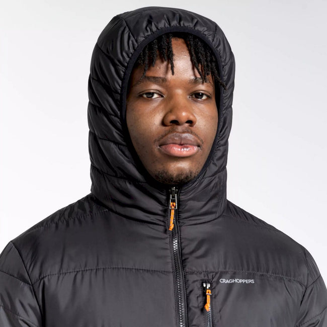 Black - Pack Shot - Craghoppers Mens Compresslite VI Padded Jacket