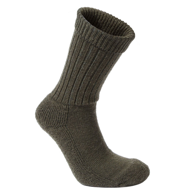 Woodland Green - Front - Craghoppers Womens-Ladies Wool Hiking Socks