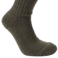 Woodland Green - Side - Craghoppers Womens-Ladies Wool Hiking Socks