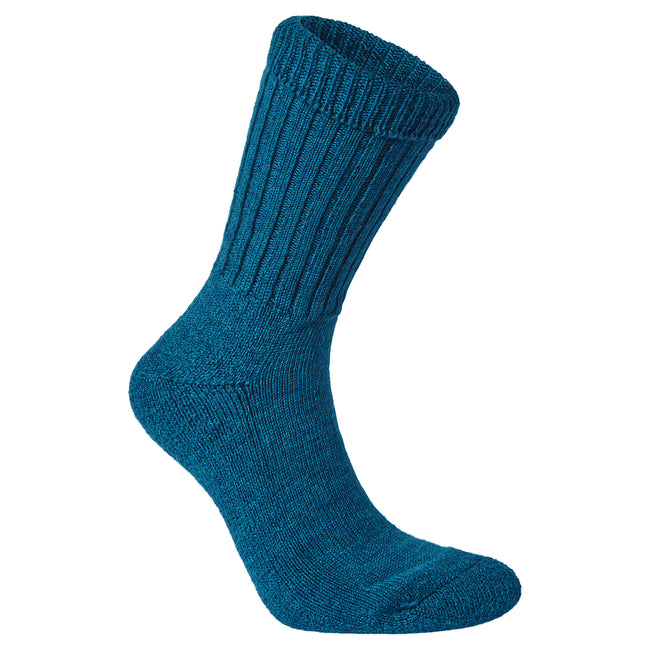 Poseidon Blue Marl - Front - Craghoppers Womens-Ladies Wool Hiking Socks
