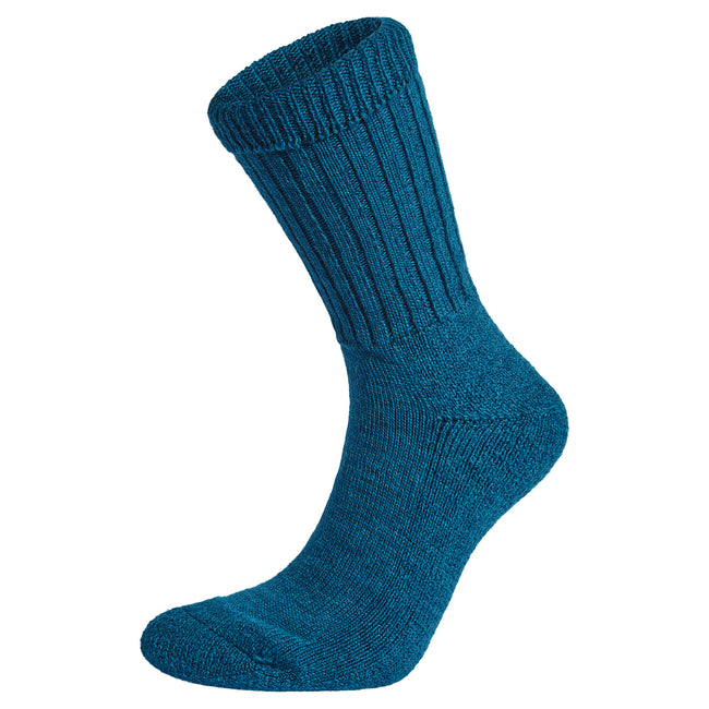 Poseidon Blue Marl - Back - Craghoppers Womens-Ladies Wool Hiking Socks