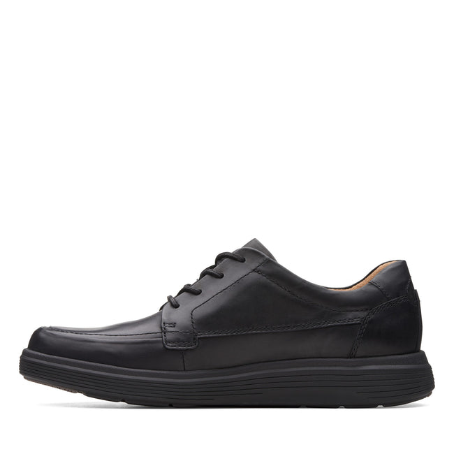 Black - Lifestyle - Clarks Mens Un Abode Ease Leather Shoes
